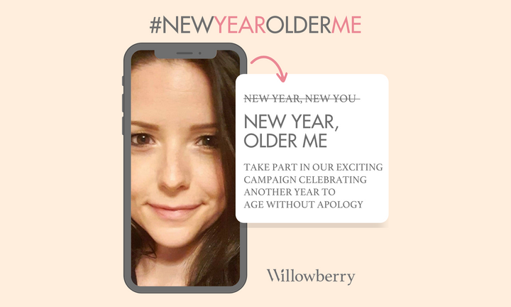 willowberry new year older me campaign instagram