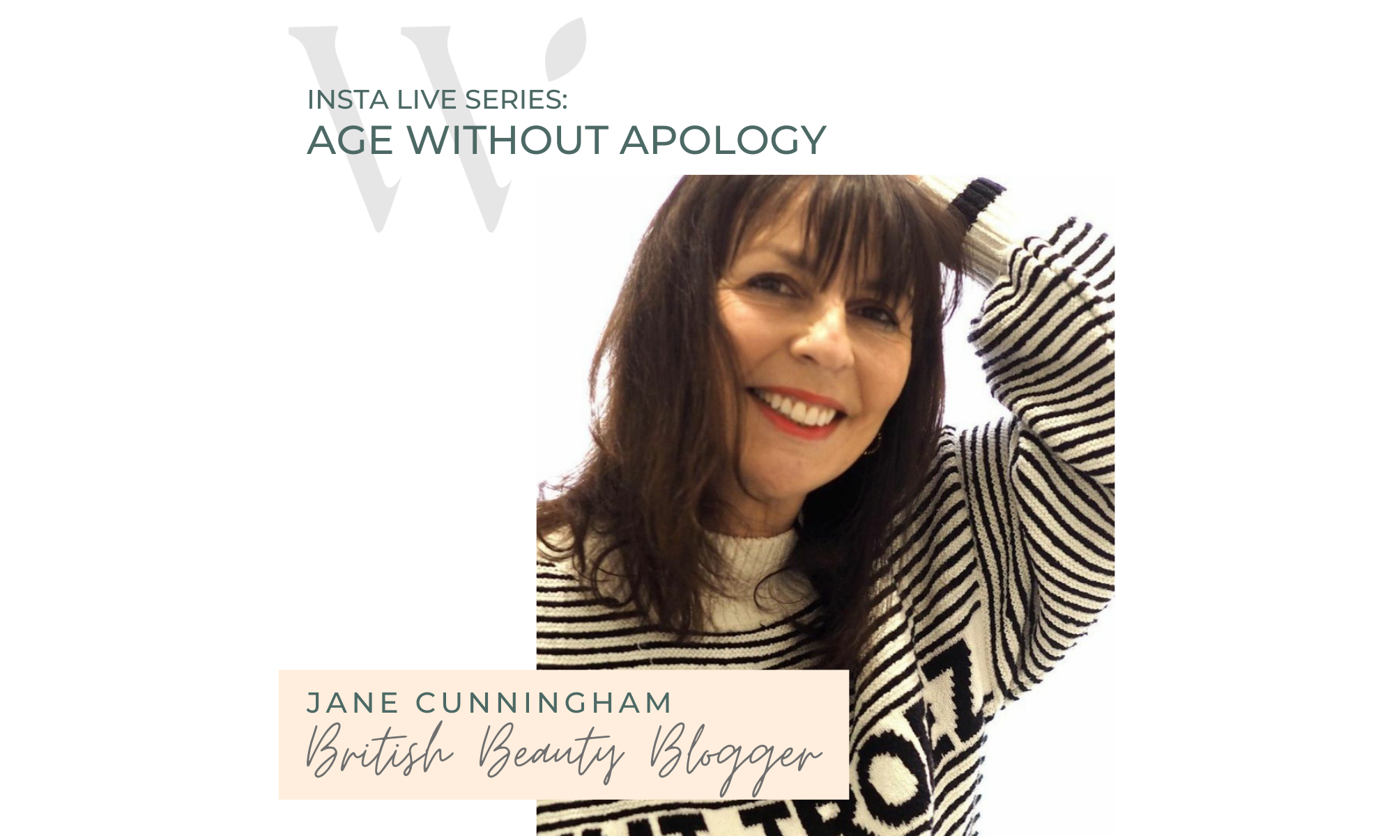 Jane Cunningham Age Without Apology expert chat: Top beauty writer Jane Cunningham ...