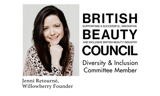 jenni retourne willowberry british beauty council diversity and inclusion committee