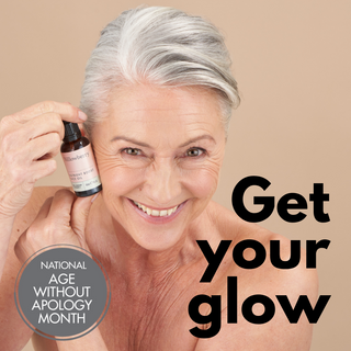 age without apology month 2025 Get your glow